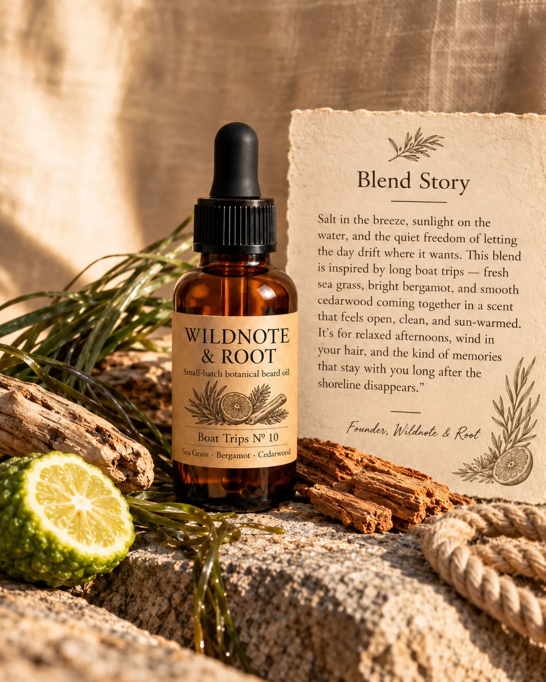Boat Trips No. 10 beard oil and its blend story